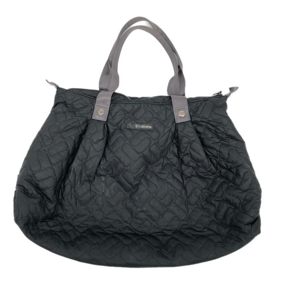 Columbia Black Quilted Tote | Perfect for All Seasons - Picture 1 of 10
